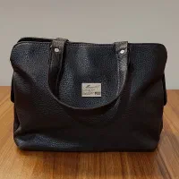 کیف زنانه چرم مشکی نو آکبند