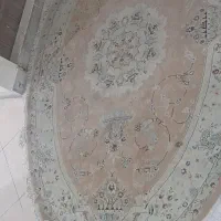 فرش ۴ متری بیضی در حد نو