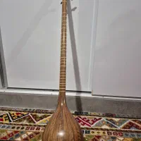 سه تار کاسه گردو استاد یداله گودرزی|سازهای سنتی|اصفهان, باغ زرشک|دیوار