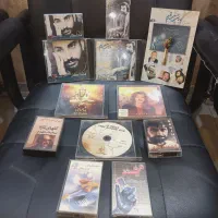 تعدادی سی دی صوتی و کاست اورجینال کلکسیونی نایاب