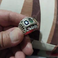 انگشتر۳نگین جواهر اصل زمرد کلمبیا،یاقوت زرد وکبود|جواهرات|بیرجند, |دیوار