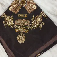 روسری ساتن ابریشم کاملا نو جنس درجه یک|لباس|شهرکرد, |دیوار