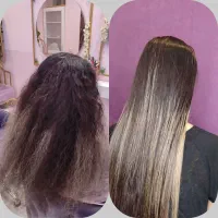 مدل کراتین و احیای مو