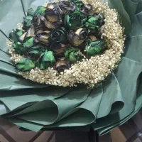 دسته گل خشک بسیار زیبا بزرگ