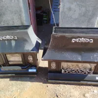 بخاری شومینه درحد نو دوعدد سایز مخالف کوچیک بزرگ|بخاری، هیتر، شومینه|تربت جام, شهید مدرس|دیوار