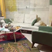 ۵نفره مبل همراه اباژور ست