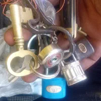 قفل کلیدهای قدیمی‌عتیقه