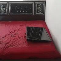 تخت دونفره همراه با تشک رویال|تخت و سرویس خواب|بروجن, |دیوار