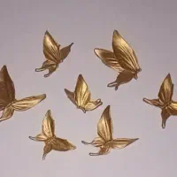 پروانه های دیوارکوب پلی استر ،دکوری