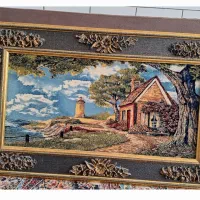 تابلو فرش نو . شانه بالا