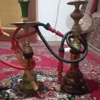 دو عدد قلیون سنتی.