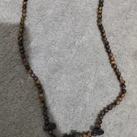 گردنبند سنگ چشم ببر و تورمالین سیاه اصل|جواهرات|تهران, سلسبیل جنوبی|دیوار