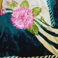 پتو دونفره گلبافت جنس ضخیم