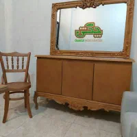 کنسول مینیمال چوبی