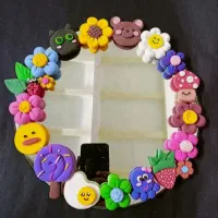 آینه های پینترستی با رنگ های شاد