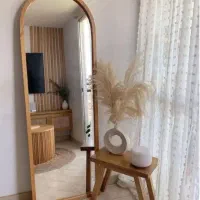 آینه قدی گنبدی سایز 70*170 تمام چوب دوبل«امید دکور