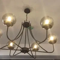 لوستر سقفی ۶شاخه مدل مولکولی