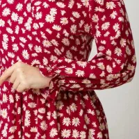 فروش پیراهن گل گلی مزونی شب یلدا|لباس|ارومیه, |دیوار