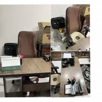 میز تحریر و صندلی چرخ دار