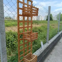 استندهای چوبی آپارتمانی|کتابخانه، شلف، قفسههای دیواری|رشت, کوی مهر|دیوار