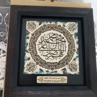 تابلو سنگی|تابلو، نقاشی، عکس|قم, امامزاده ابراهیم|دیوار