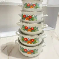 دو دست سرویس  ،قابلمه