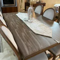 ست مبل نئوکلاسیک و میزناهارخوری فقط یکسال استفاده|مبلمان خانگی و میز عسلی|رشت, معلم|دیوار