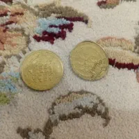 دوعدد سکه محمد رسول الله  وسکه ایلمایی|کلکسیون سکه، تمبر، اسکناس|فارسان, |دیوار