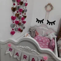 تخت کودک+تشک طبی