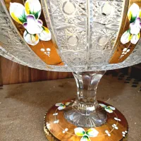 ظروف کریستال های اصل چک بوهیما طلا کوب و ابی|ظروف سرو و پذیرایی|تهران, شهرک استقلال|دیوار