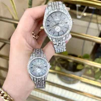 ساعت فول نگین طرح رولکس مارک رولگ صحفه بزرگ موجود