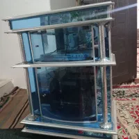 میز تلوزیون شیشه ای