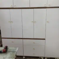 کمد دیواری پازلی|جاکفشی، کمد، دراور|قم, قلعه صدری|دیوار