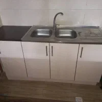 کابیت ام دی اف به همراه سینک و هود|آب‌چکان و نظم‌دهنده ظروف|تهران, بیسیم|دیوار