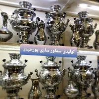 ok تولیدt8 lسماور گازی برنجی ذغالی زغالی برقی مسی