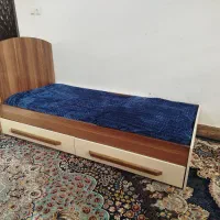 تخت خواب نوجوان بامیز تحریر|تخت و سرویس خواب|مبارکه, |دیوار