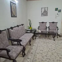 مبلمان استیل ۹ نفره کاملا سالم|مبلمان خانگی و میز عسلی|تهران, مینای شمالی (مخبر)|دیوار