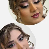 میکاپ و شنیون و اصلاح وابرو با شمع و بند|خدمات آرایشگری و زیبایی|شاهین‌شهر, حافظ جنوبی|دیوار