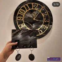 ساعت دیواری مرمر رزین|ساعت دیواری و تزئینی|رامسر, |دیوار