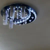 لوستر ماه وستاره خیلی زیبا قابلیت لوستر وشب خواب