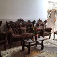 مبل سلطنتی راحتی 9 نفره|مبلمان خانگی و میز عسلی|خمینی‌شهر, |دیوار