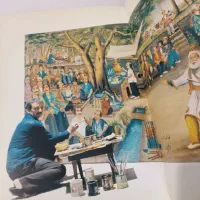 نقاشی قهوه خانه