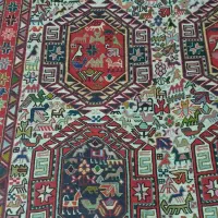 ورنی کف ابریشم (۱/۲۵×۲)|فرش|تبریز, |دیوار