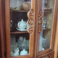 بوفه و ویترین چوبی