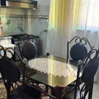 میز غذاخوری چهار نفره فلزی