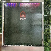 آبنما شیشه ای استیل|عمده‌فروشی|هشتگرد, طاووسیه|دیوار