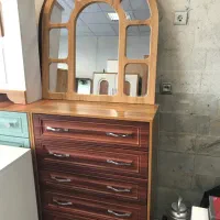 دراور طرح چوب با آینه|جاکفشی، کمد، دراور|پرند, فاز ۲|دیوار