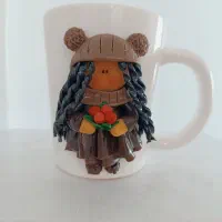 ماگ عروسکی|ظروف سرو و پذیرایی|قم, باغ کرباسی|دیوار