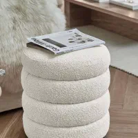 انواع پاف با پارچه وارداتی|مبلمان خانگی و میز عسلی|گرگان, |دیوار