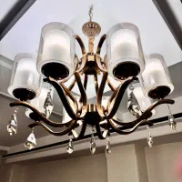 دو عدد لوستر هشت شاخه|لوستر و چراغ آویز|تهران, ستارخان|دیوار
